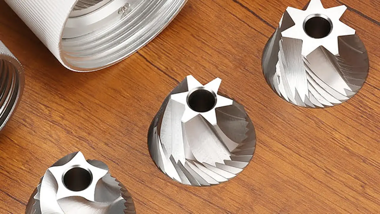 Close up on a plate of mashed potatoes, topped with baked pork chops with cream of mushroom soup, and a side of green beans.