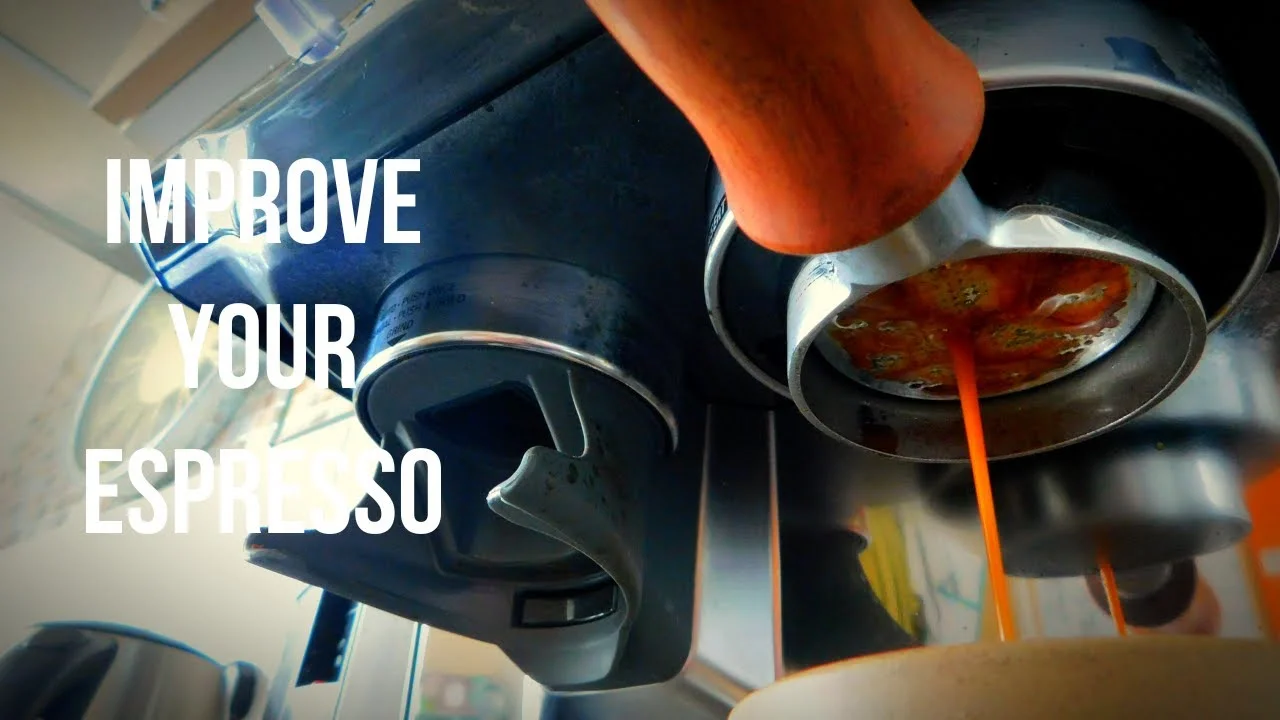 Close up on a plate of mashed potatoes, topped with baked pork chops with cream of mushroom soup, and a side of green beans.